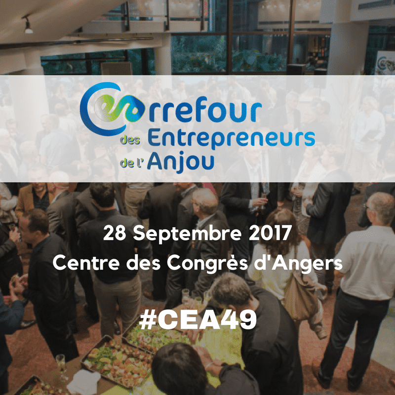 Carrefour des entrepreneurs de l'Anjou Premium sera présent au Carrefour des entrepreneurs le 28 septembre