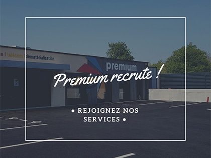 Premium recrute pour ses services administratif et bureautique angers